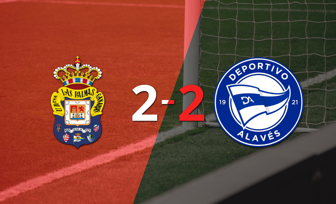 Agónico gol de Alberto Moleiro le da el empate a UD Las Palmas