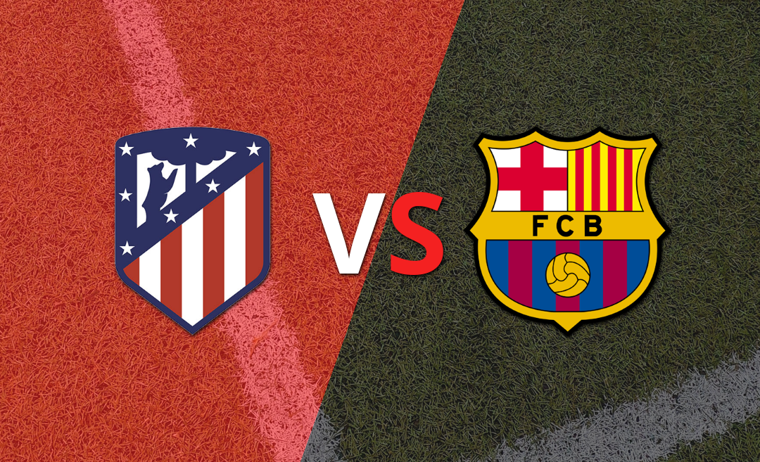 Pitazo inicial para el duelo entre Atlético de Madrid y Barcelona