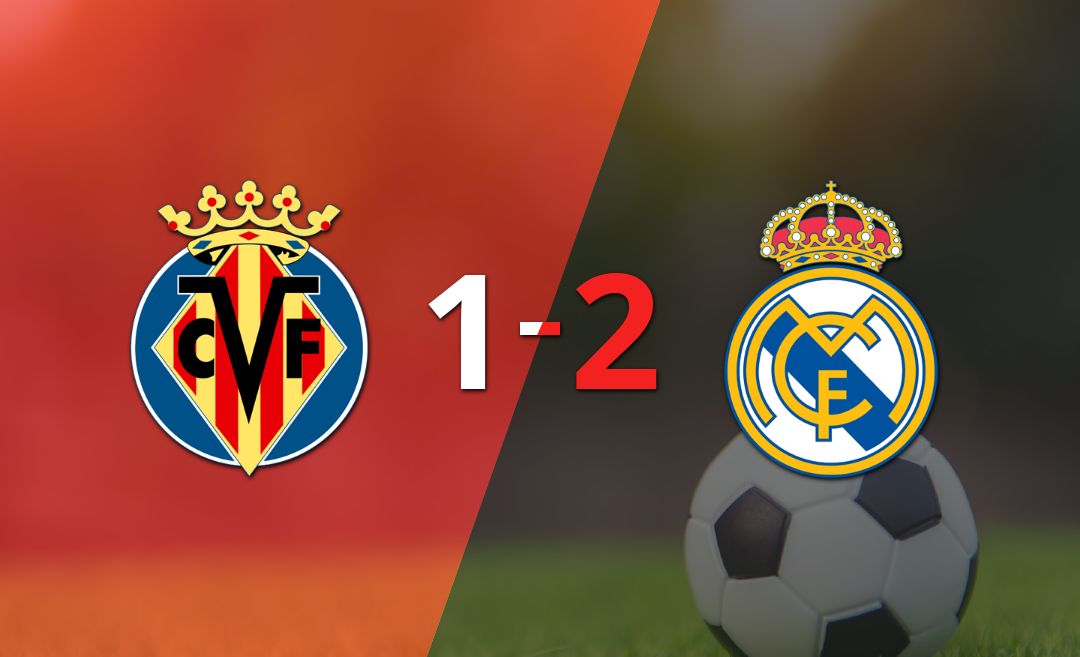 Real Madrid se lo dio vuelta a Villarreal y le ganó 2 a 1