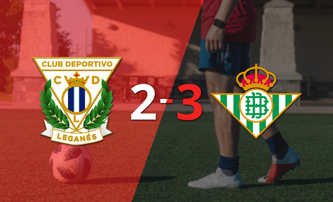 Leganés no pudo con Betis pese al doblete de Daniel Raba