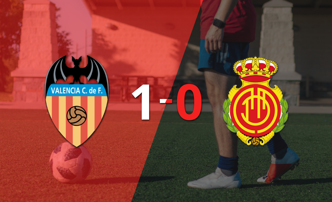 A Valencia le alcanzó con un gol para derrotar a Mallorca en el estadio Mestalla