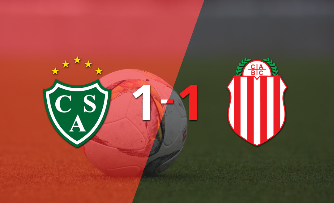 Barracas Central rescató un empate agónico frente a Sarmiento