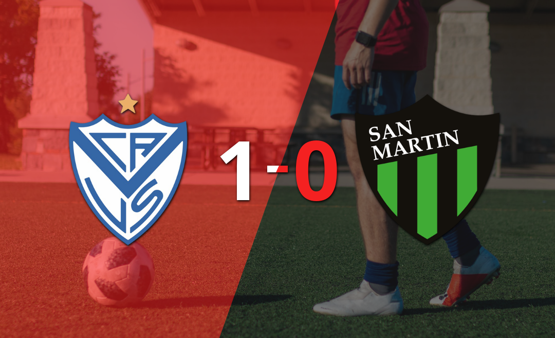 San Martín (SJ) no pudo con Vélez y cayó 1-0