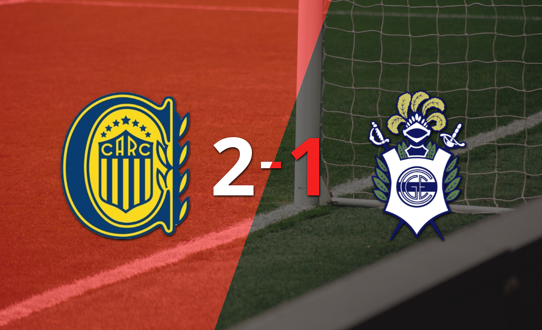 Rosario Central logró una victoria como anfitrión por 2 a 1 frente a Gimnasia