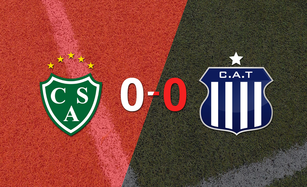 Sarmiento y Talleres no se sacaron ventaja y terminaron sin goles