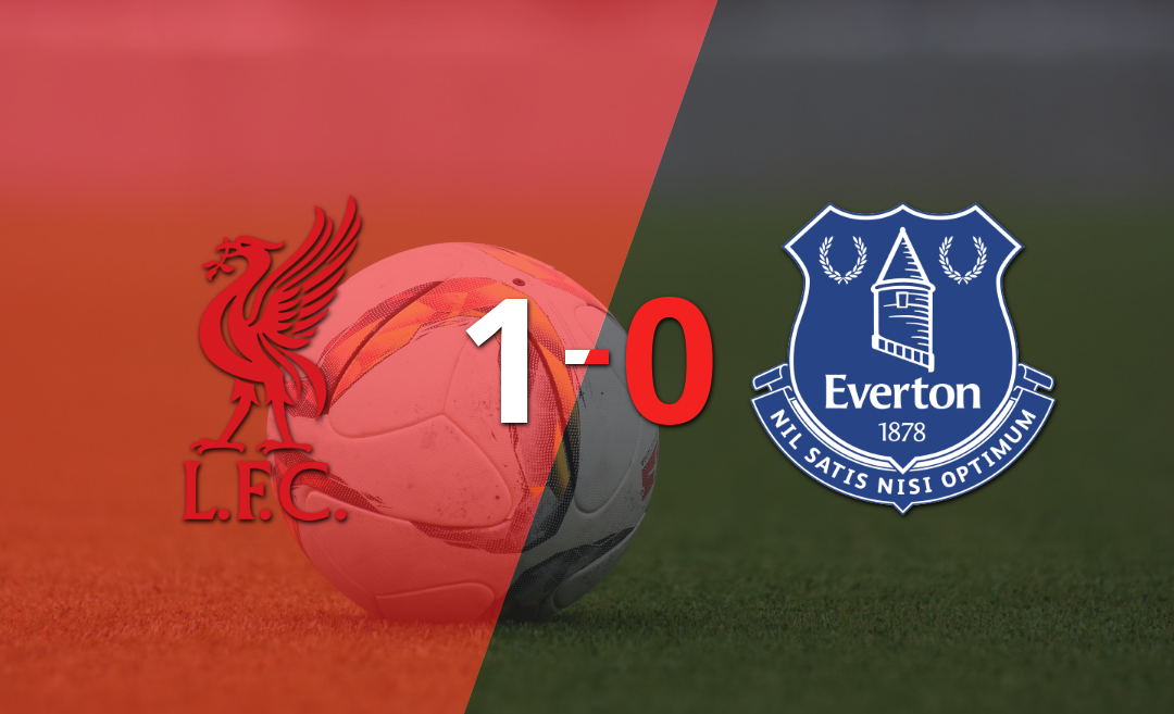 Liverpool le ganó el Derbi de Merseyside a Everton por 1 a 0