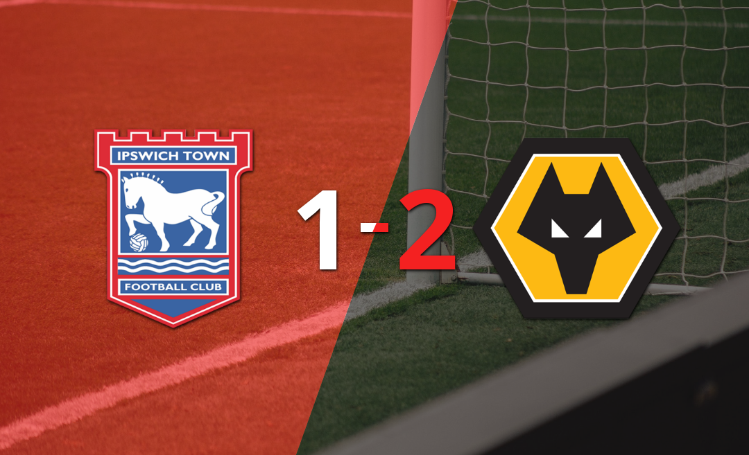 Wolverhampton remonta el partido con Ipswich Town y sella el triunfo 2 a 1