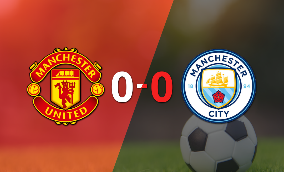 Manchester United y Manchester City empataron 0 a 0 en el Derbi de Manchester