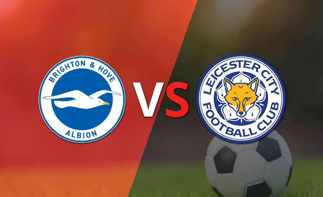 El partido de ida vuelta entre Leicester City  y Brighton and Hove se iguala 2-2