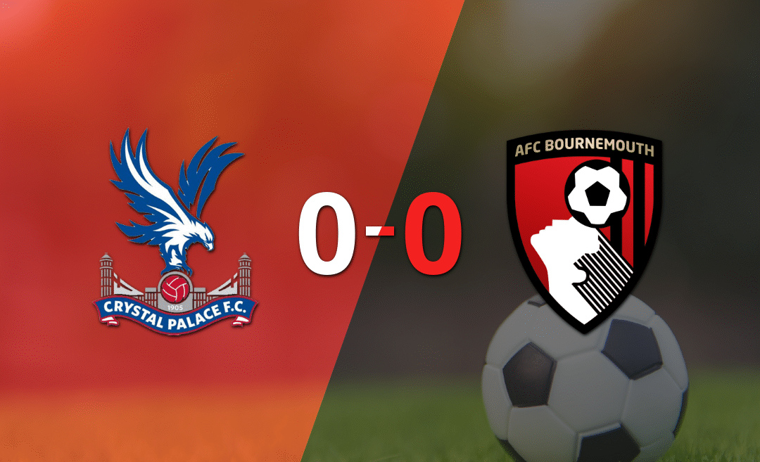 No hubo goles en el empate entre Crystal Palace y Bournemouth
