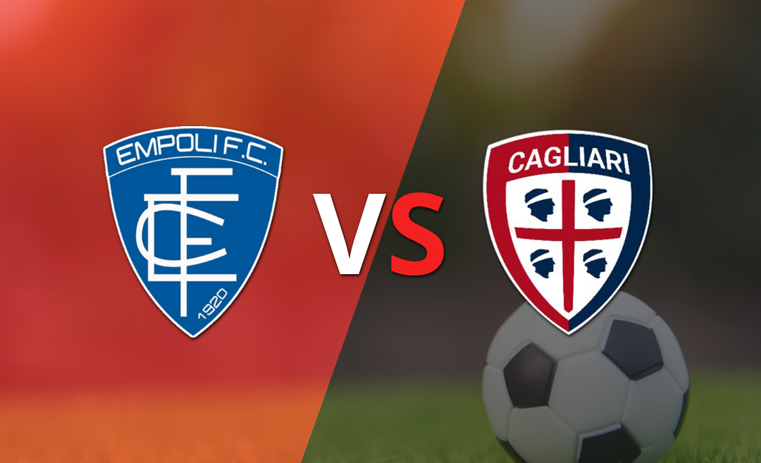 Con un empate en 0, empieza el segundo tiempo entre Empoli y Cagliari