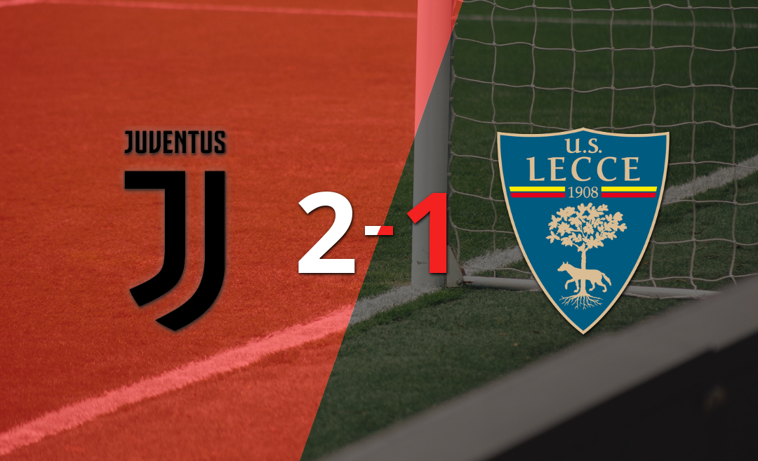 Victoria de Juventus sobre Lecce por 2-1 con un gol agónico