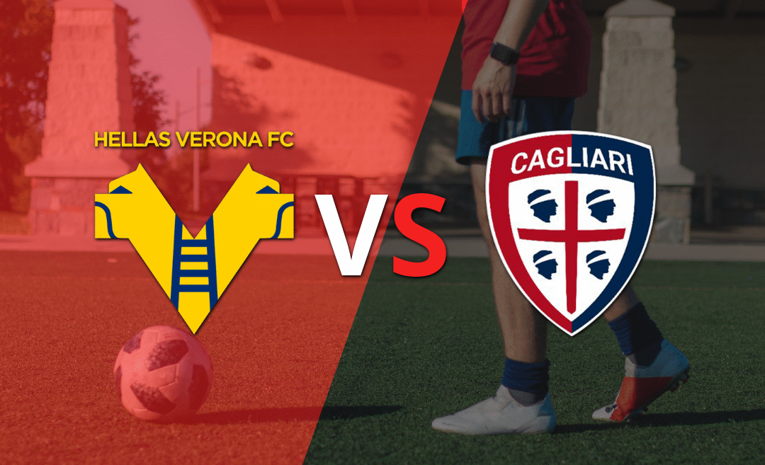 Cagliari busca mantener la ventaja ante Hellas Verona en la etapa complementaria