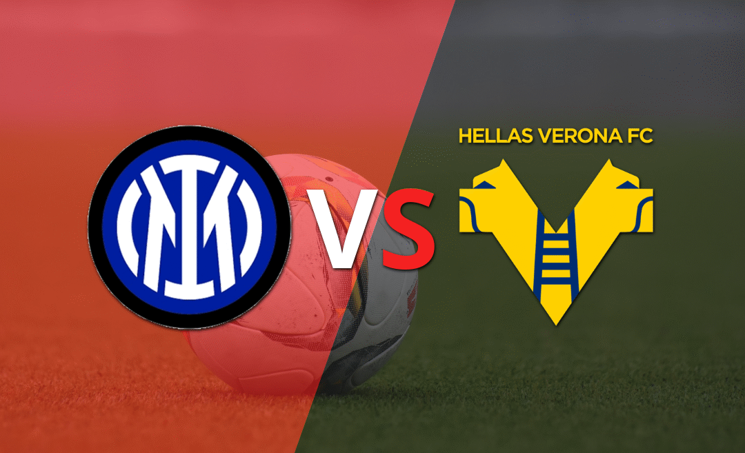 Inter busca mantener la ventaja ante Hellas Verona en la etapa complementaria