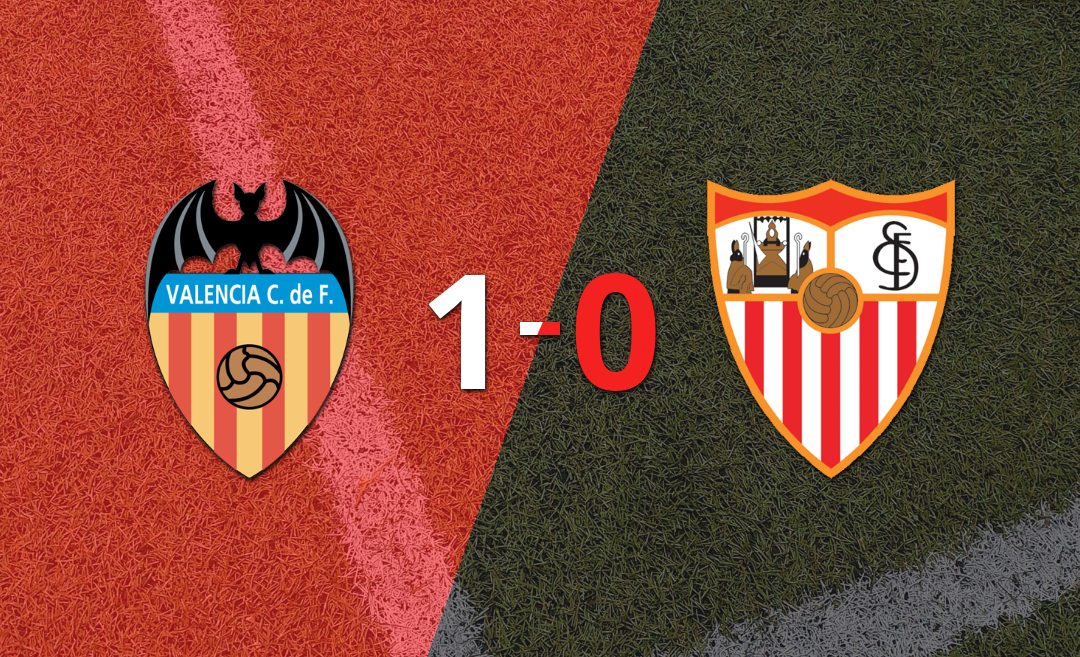 Valencia derrotó 1-0 a Sevilla