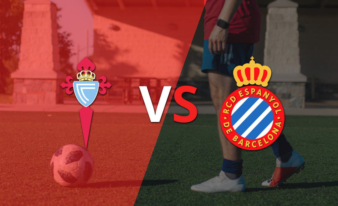 Espanyol se lleva la victoria parcial 2-0 sobre Celta
