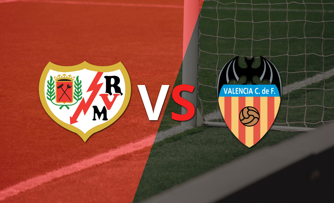 Hay empate en el Estadio de Vallecas por gol en contra de Valencia