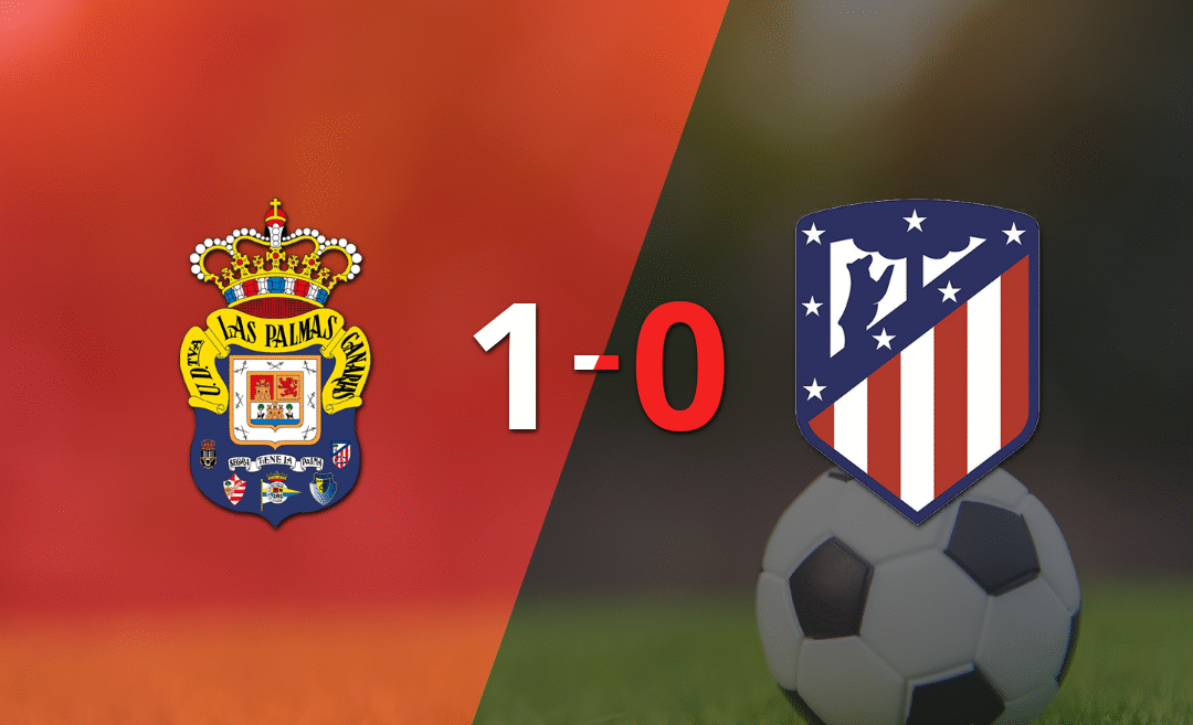 Con gol agónico de Javi Muñoz, UD Las Palmas le ganó a Atlético de Madrid por 1 a 0