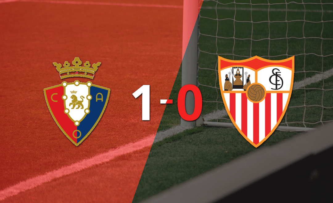 Sevilla perdió 1-0 ante Osasuna