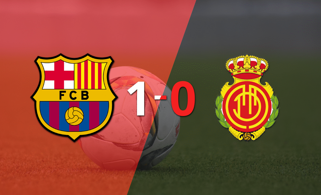 Barcelona venció a Mallorca 1 a 0 en el Estadio Olímpico Lluís Companys