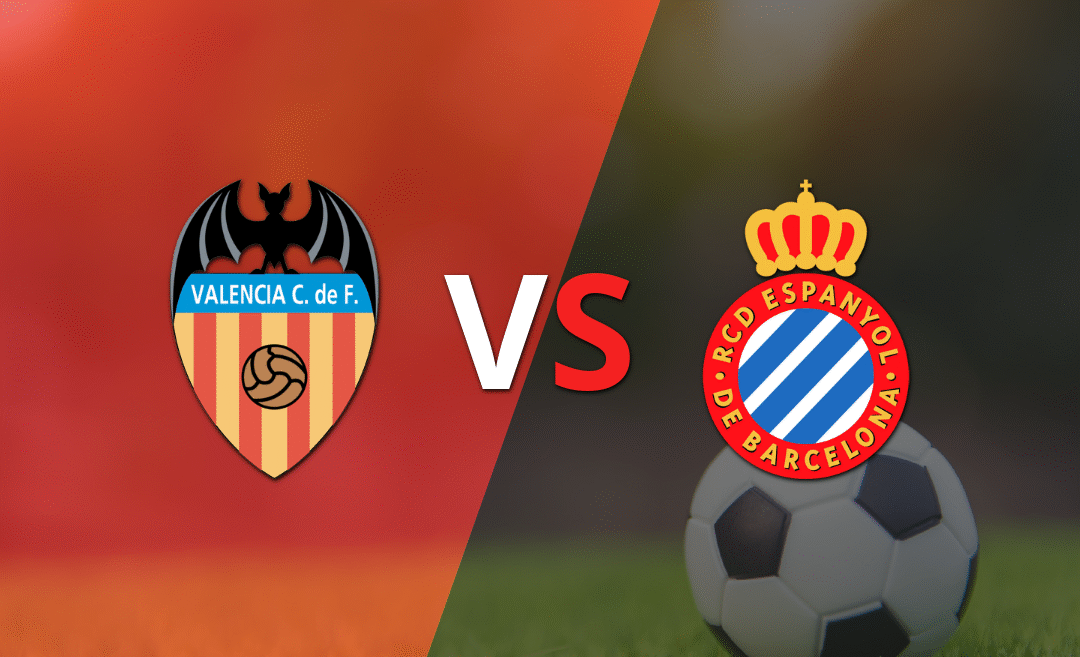 Valencia empata el juego ante Espanyol
