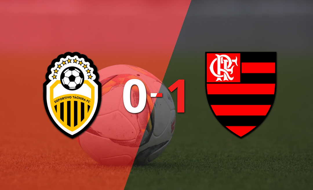 Flamengo se quedó con la victoria 1-0 ante Táchira en el estadio el Templo Sagrado