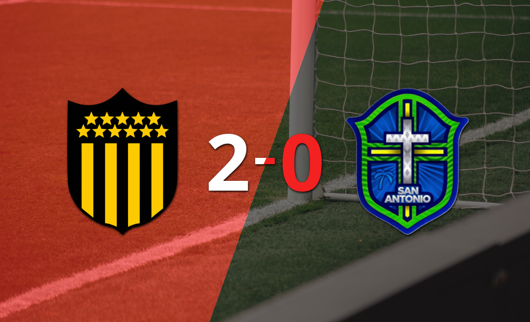 Peñarol celebró una victoria 2-0 sobre San Antonio Bulo Bulo
