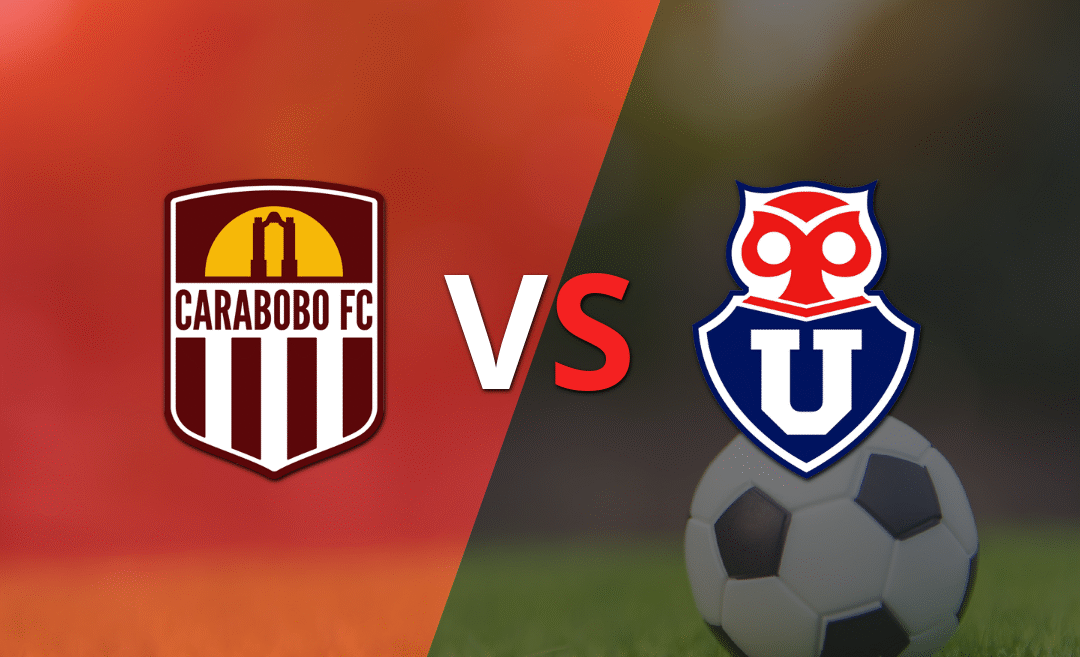 Carabobo y Universidad de Chile  empatan 1-1 y se van a los vestuarios
