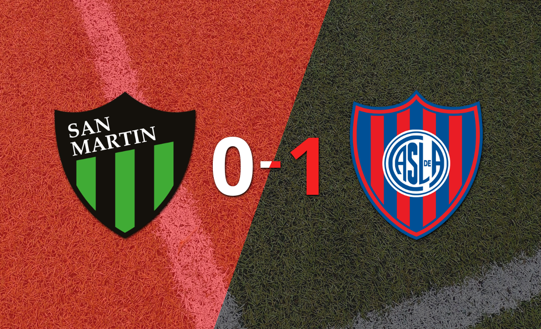 San Lorenzo ganó por 1-0 a San Martín (SJ) con el gol de Ezequiel Cerutti