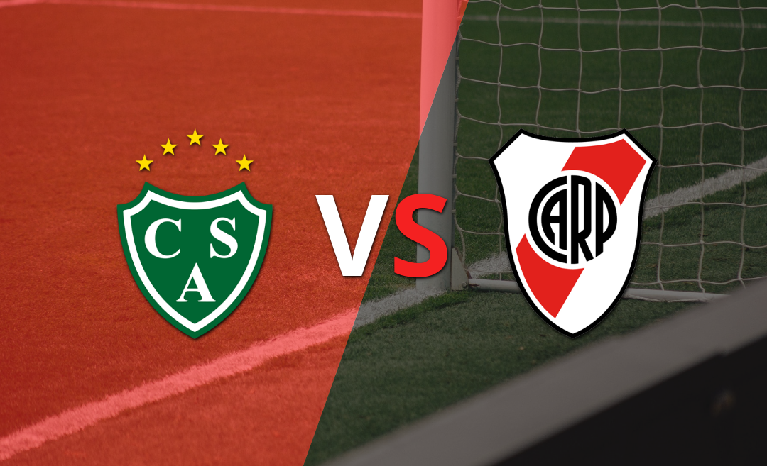 Sarmiento y River Plate intentan romper el empate en el segundo tiempo