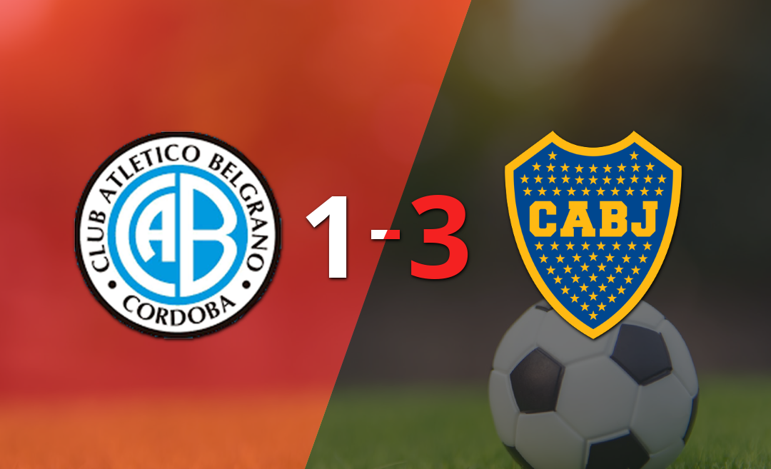 Con una actuación sobresaliente, Boca Juniors aseguró una victoria por 3 a 1 contra Belgrano