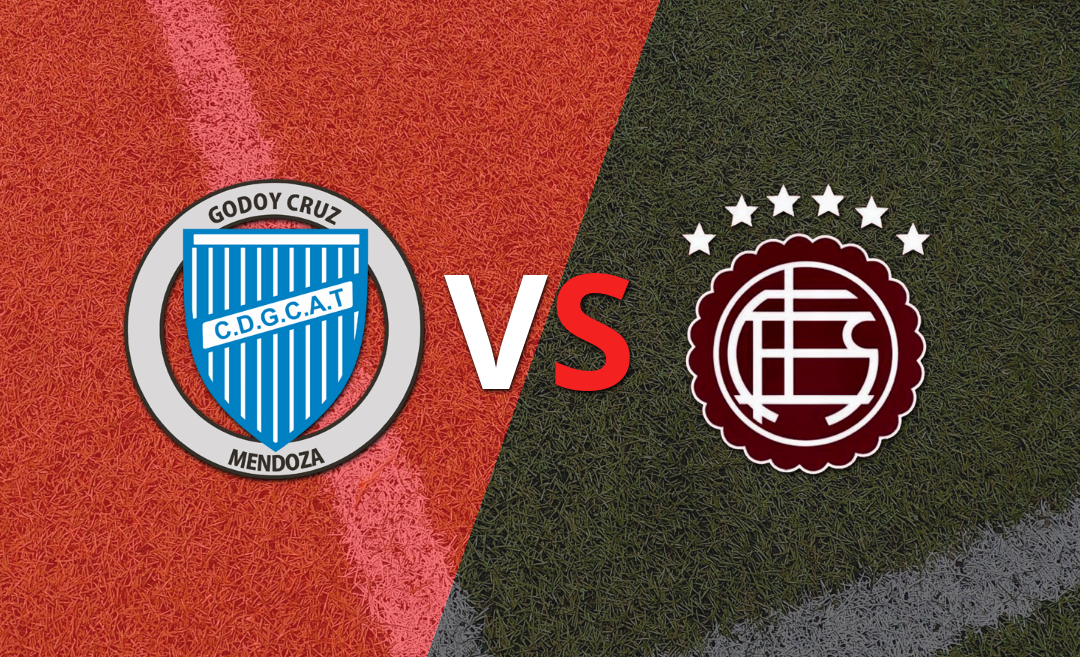 Sin goles, termina el primer tiempo entre Lanús y Godoy Cruz