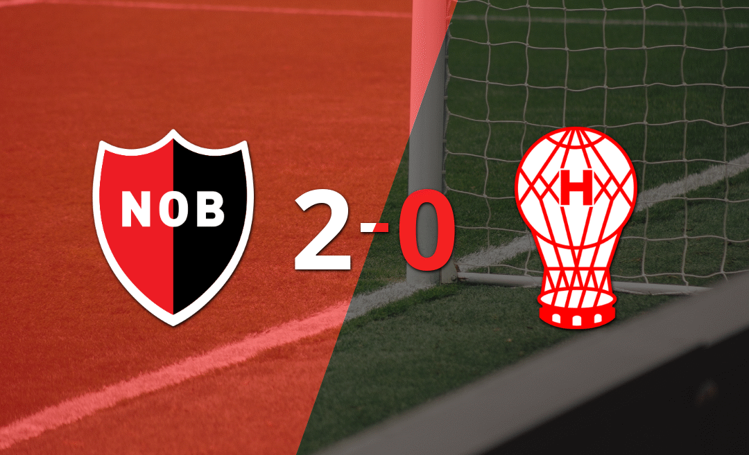 Newell`s celebró una victoria 2-0 sobre Huracán
