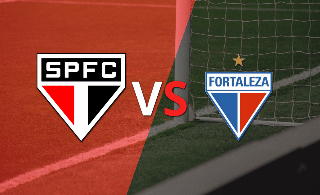 Arranca el segundo tiempo sin goles entre São Paulo y Fortaleza
