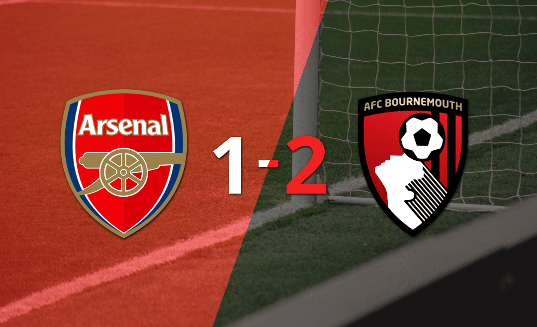 Bournemouth lo dio vuelta ante Arsenal y venció por 2 a 1