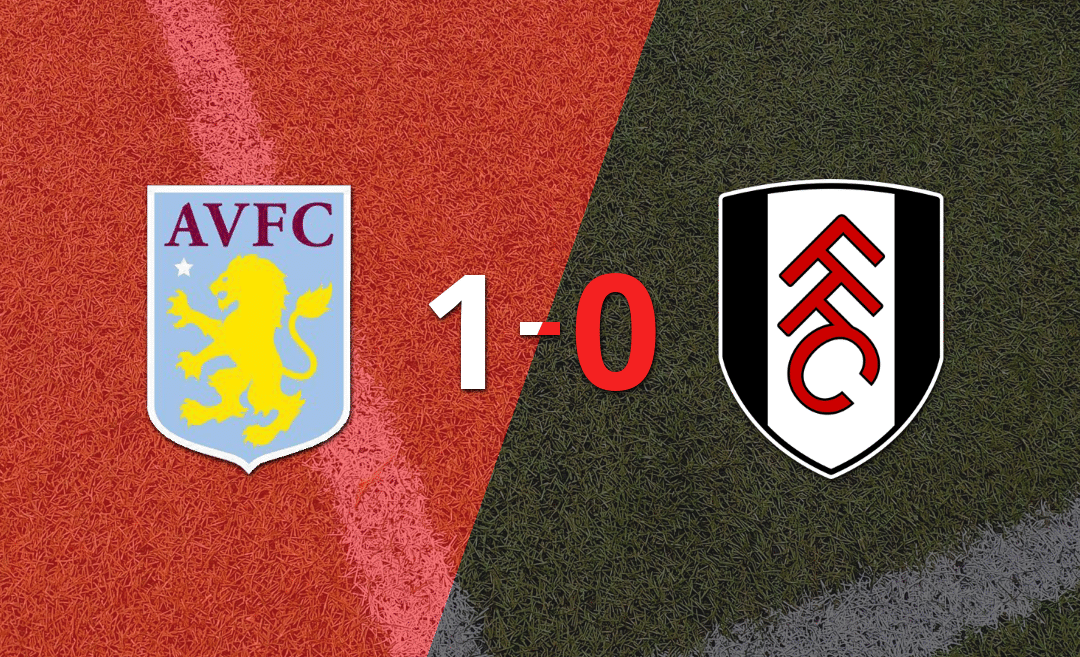 Aston Villa le ganó 1-0 a Fulham