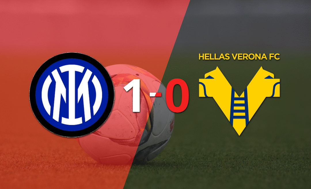 Apretada victoria de Inter frente a Hellas Verona con un gol de penal