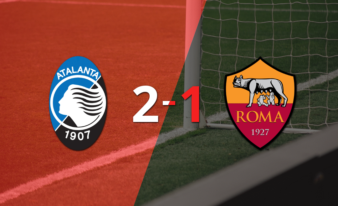 Atalanta logró una victoria como anfitrión por 2 a 1 frente a Roma