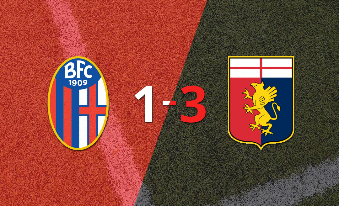 Lorenzo Venturino anota doblete en la victoria por 3 a 1 de Genoa sobre Bologna
