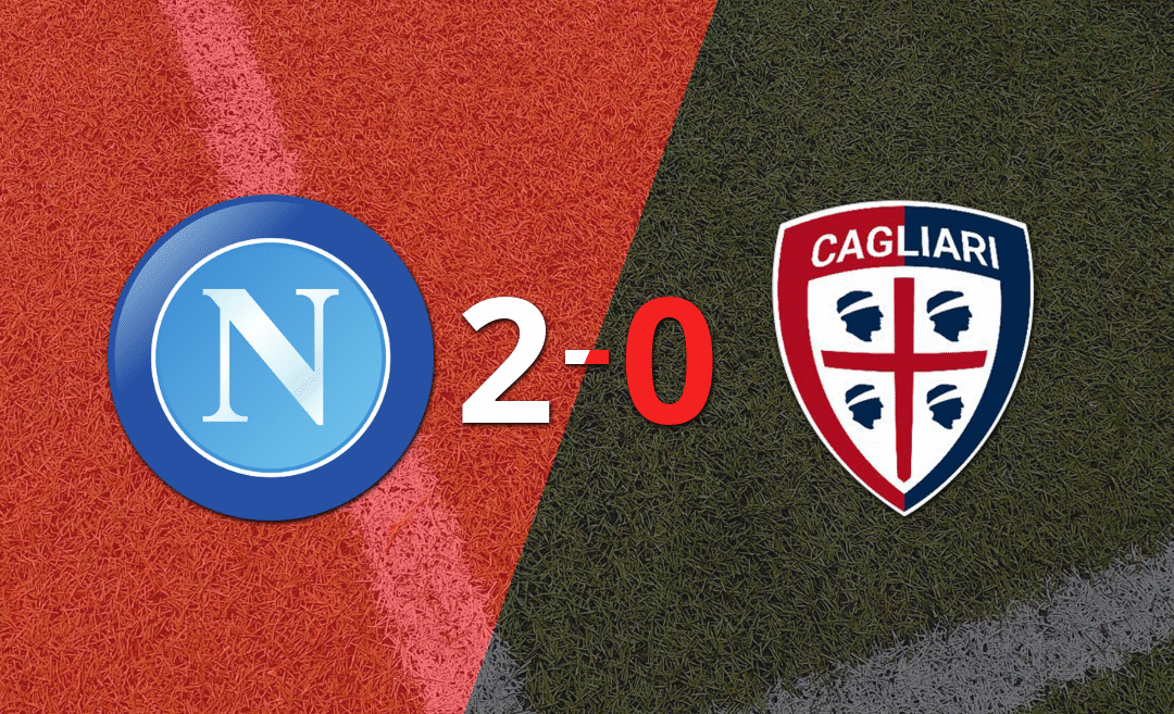 Cagliari cayó derrotada ante Napoli por 2-0