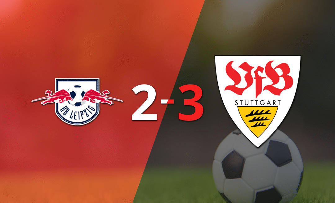 Triunfo de Stuttgart sobre RB Leipzig por 3 a 2