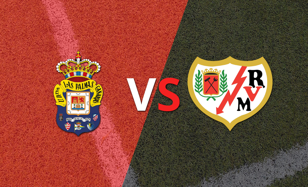 Rayo Vallecano vence parcialmente 1-0 a UD Las Palmas