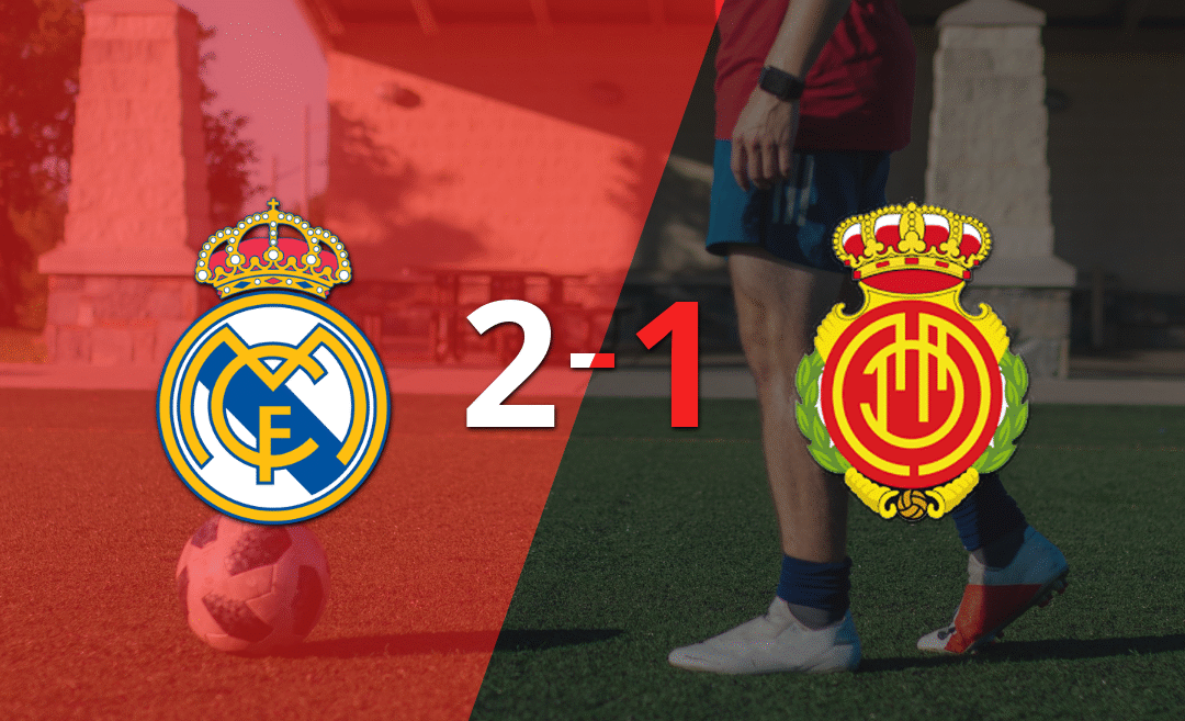 Real Madrid da vuelta el marcador y triunfa 2 a 1 sobre Mallorca con gol agónico