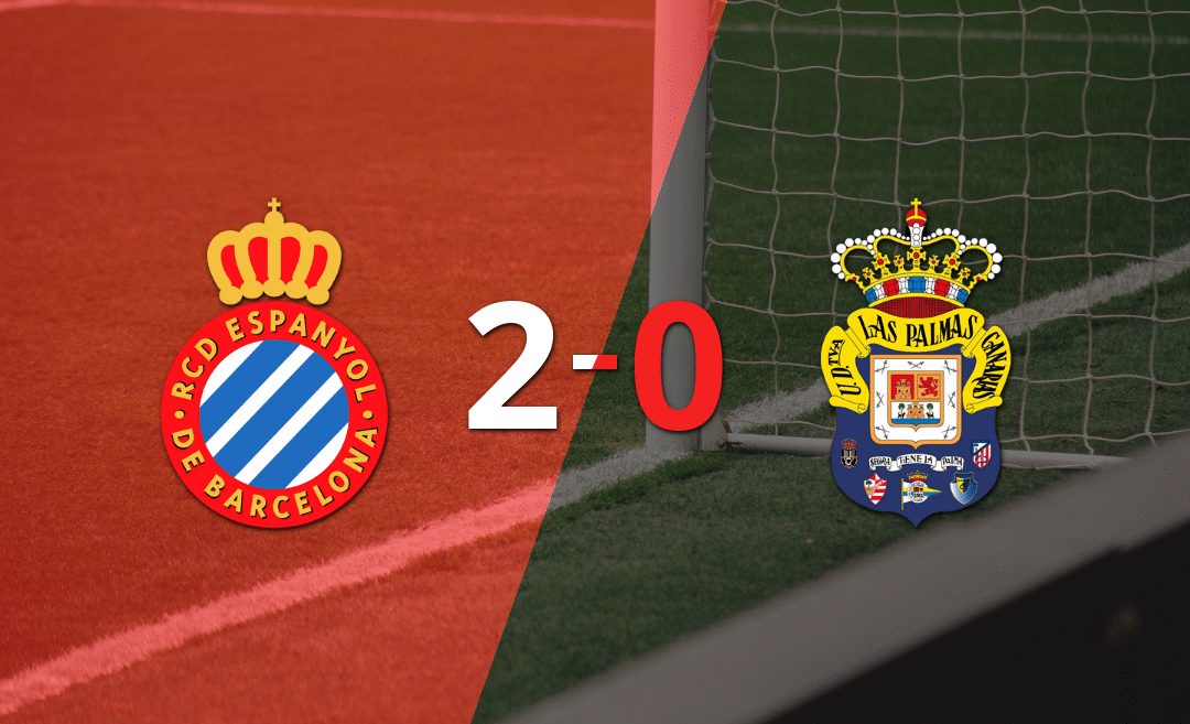 Espanyol celebró una victoria 2-0 sobre UD Las Palmas