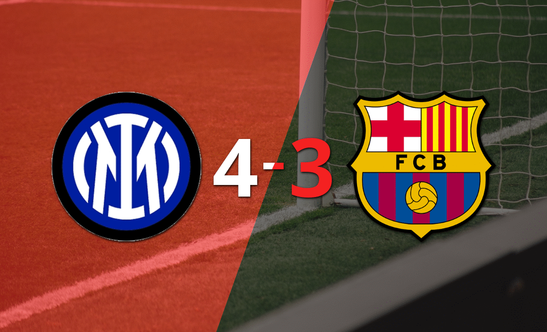Inter ganó en la vuelta  y  Barcelona se quedó a las puertas de la final