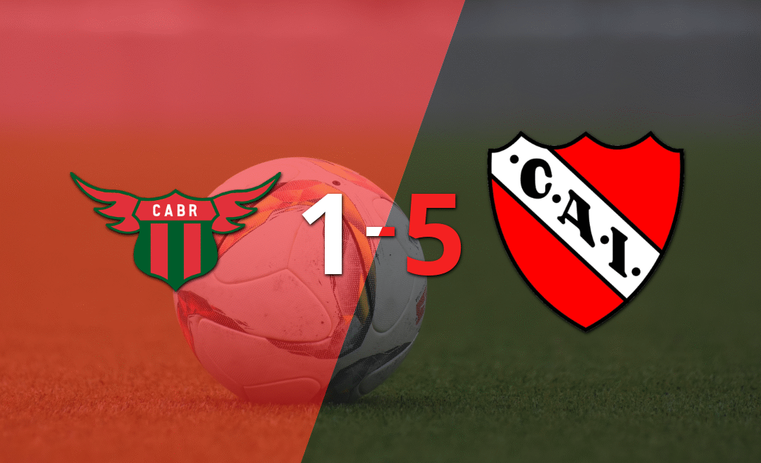 Independiente arrasó con una remontada y goleó 5-1 a Boston River