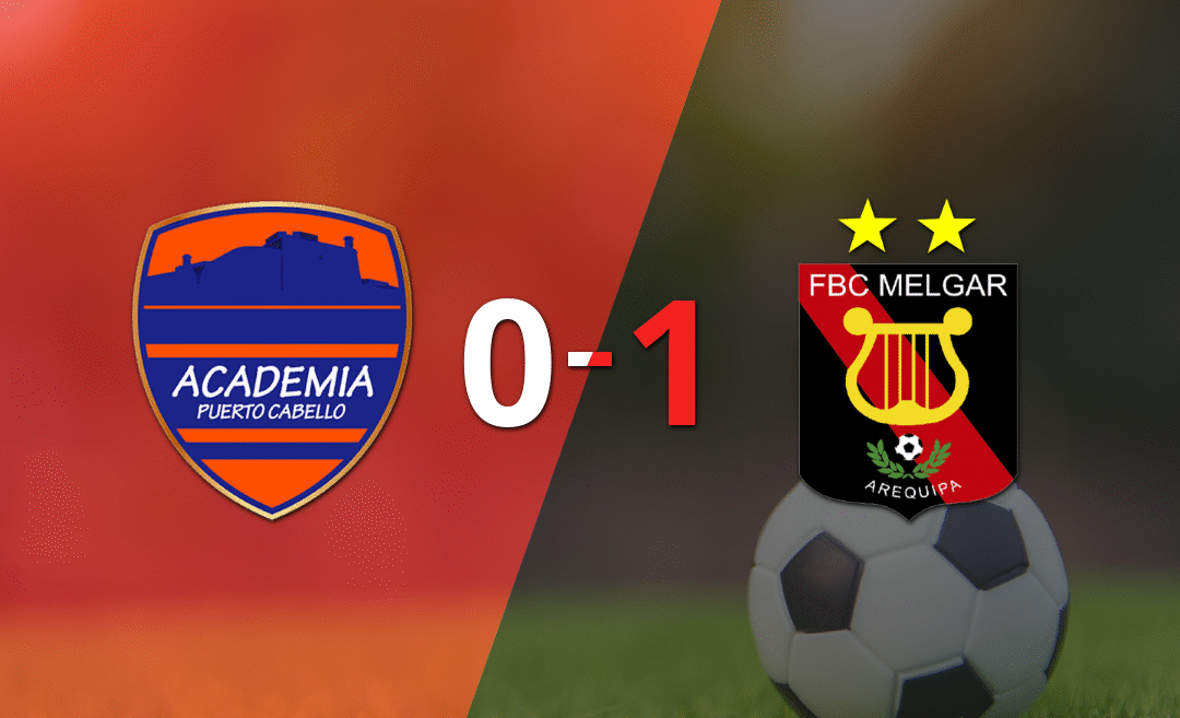 Con gol de penal, Melgar logró la victoria por 1 a 0 ante Puerto Cabello