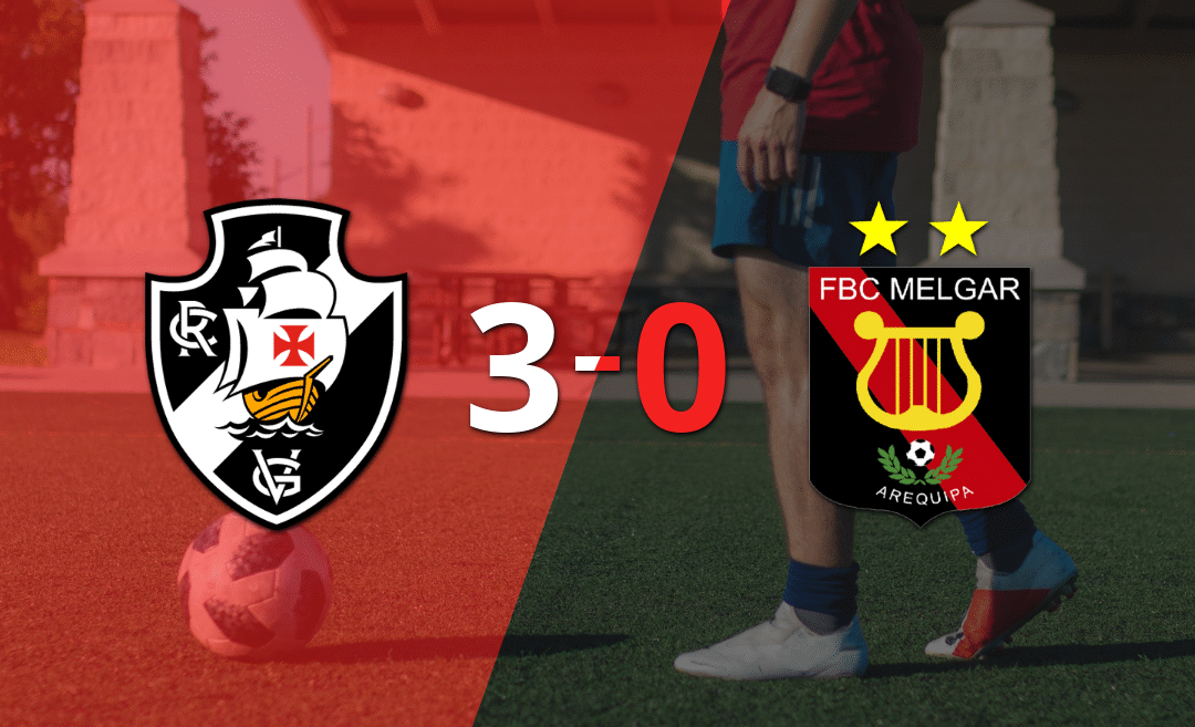 Vasco da Gama fue contundente y goleó 3-0 a Melgar