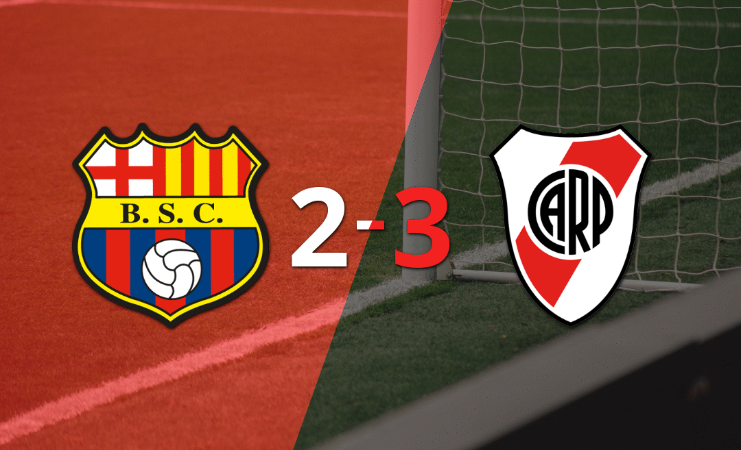 ¡Partidazo! River Plate le ganó 3-2 a Barcelona