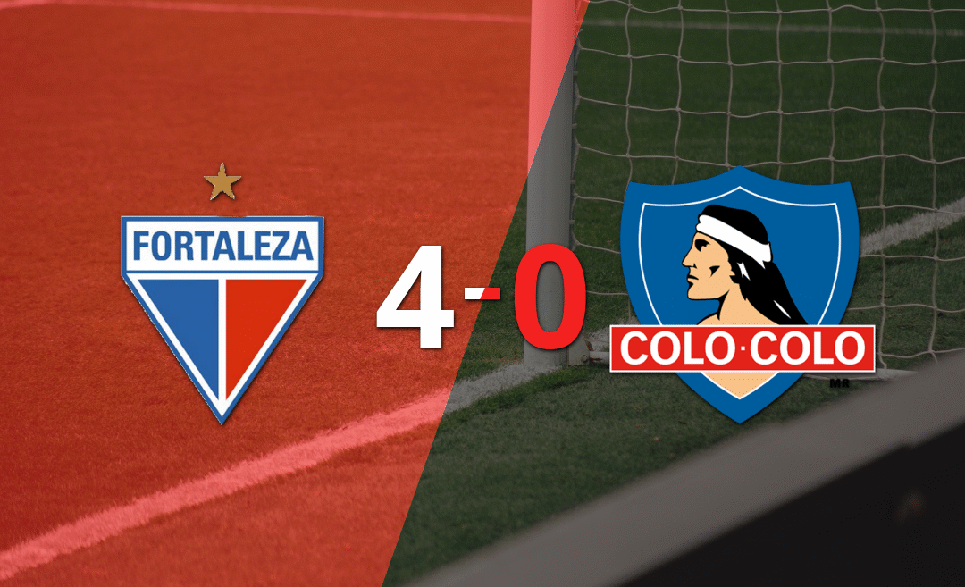 Fortaleza sentenció con goleada 4-0 a Colo Colo